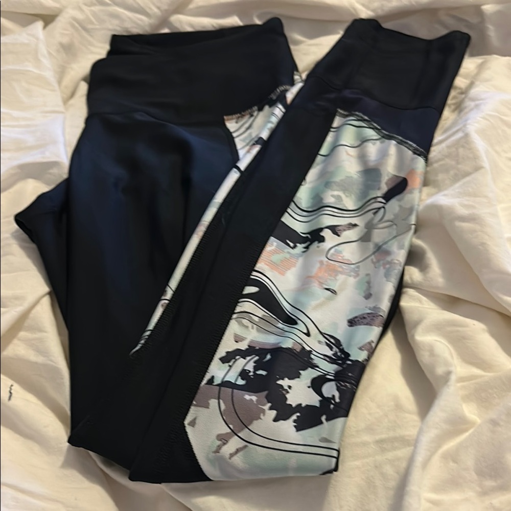 Under Armour Black and Patterned Leggings